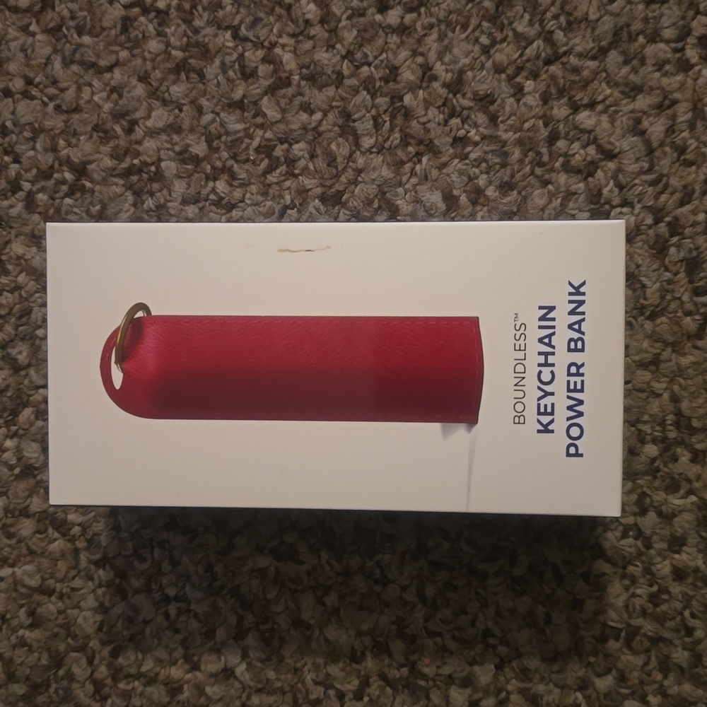 Boundless Keychain power bank wireless charger